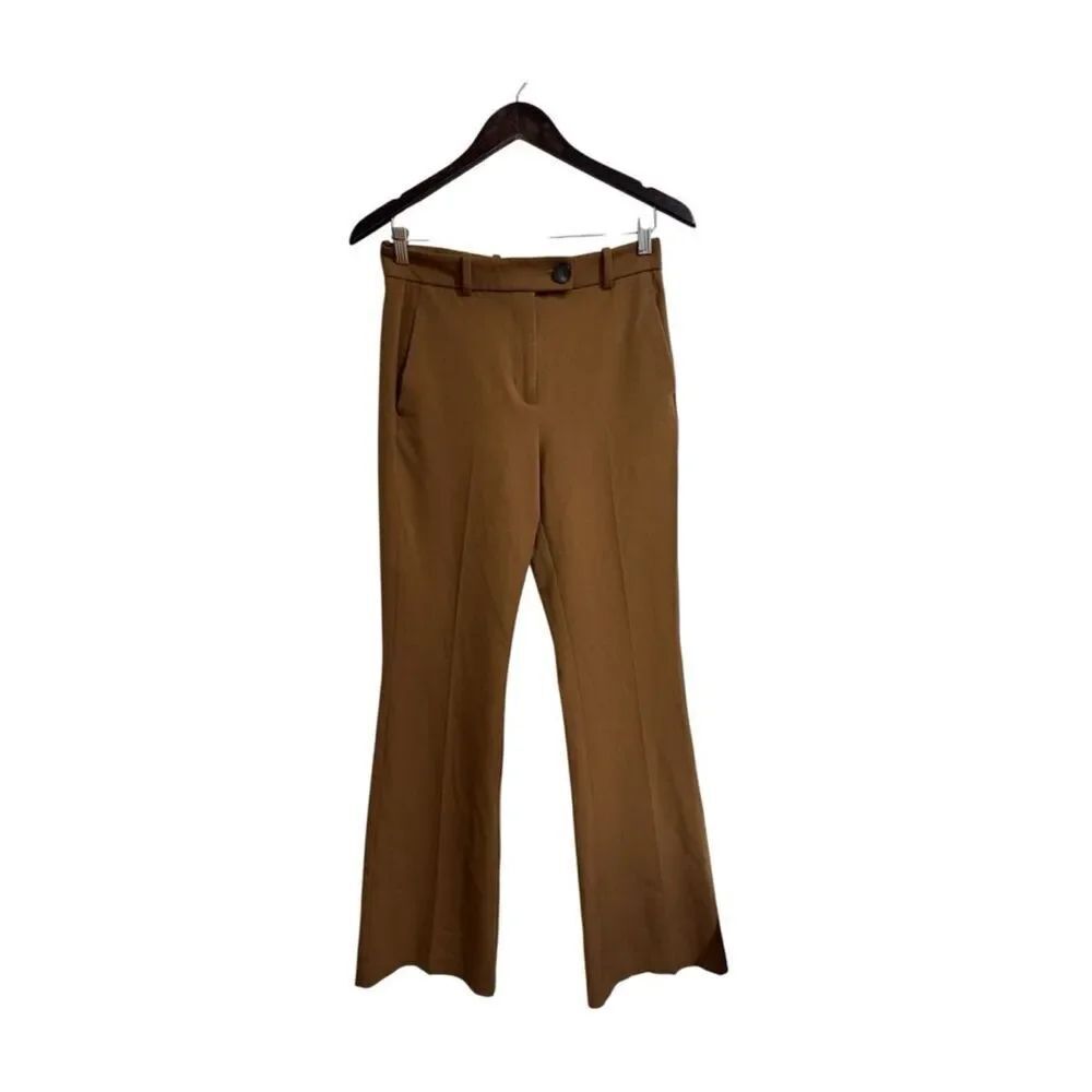 Zara Brown Flared Trousers EUC